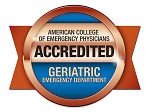 GEDAP Bronze Seal 4c Accredited Bronze Seal for Geriatric Emergency Departments