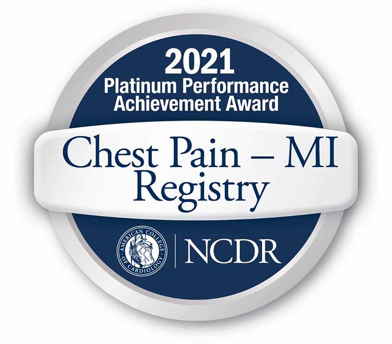 cp(1) 2021 Platinum Performance Achievement Award for Chest Pain